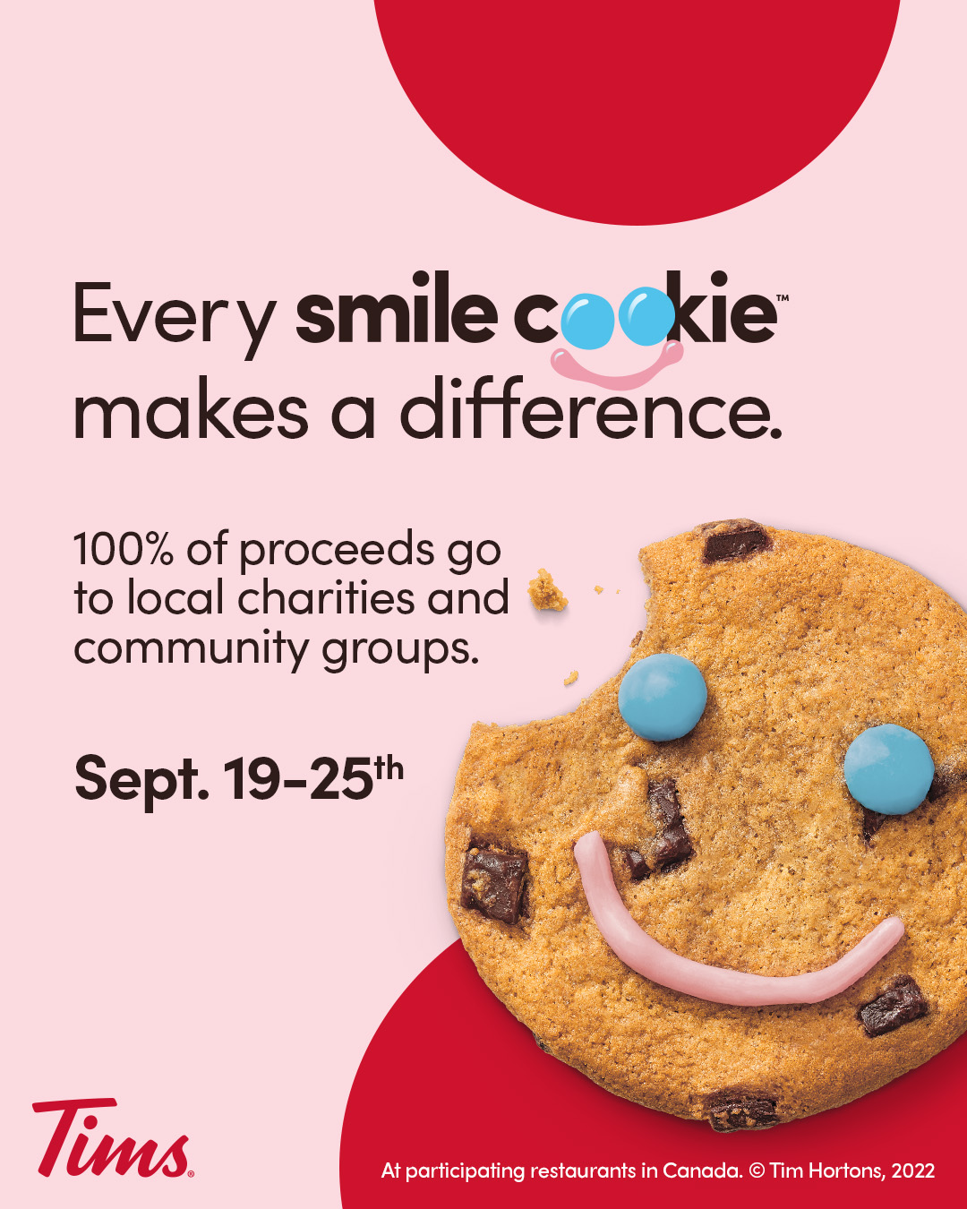 Tim Hortons Smile Cookies Raise $89,614 for Community Living